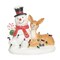 Transpac Multicolor Christmas Tangled Snowman & Reindeer Decor, 6.25" Resin Figurines, Indoor Tabletop Holiday Decor